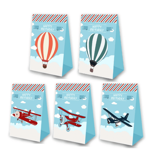 Air Balloon Party Bags/Stickers