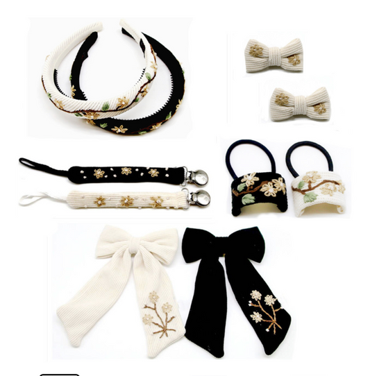 Embroidered Hair Accessories