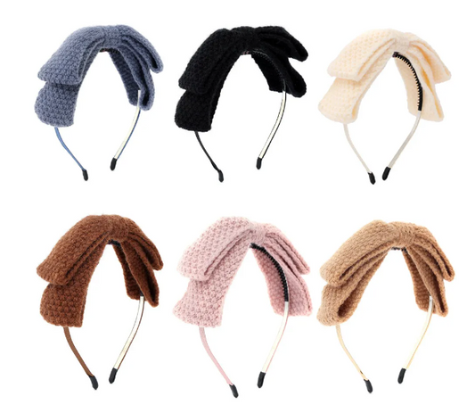 Knit Bow Headband