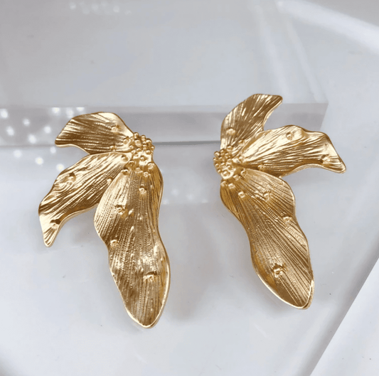 Golden Leaf Earrings