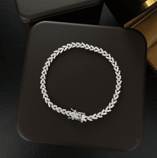 Silver 925 Lab Diamonds Bracelet