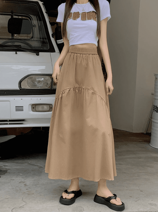Patchwork Maxi Skirt