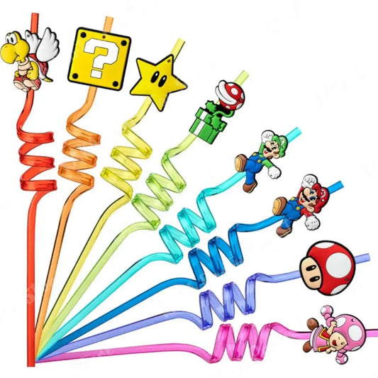 Super Mario Straws