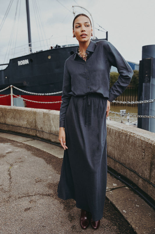 The Linen Set Charcoal