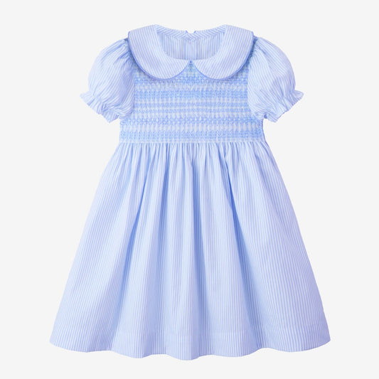 Blue Pinstripe Dress