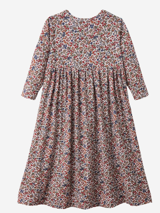 Girls Print Dress - Black Denim Collection