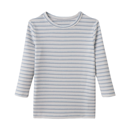 Girls Tee - Pinstripe Denim Collection