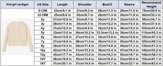 Knit Cardigan- Meadow Collection