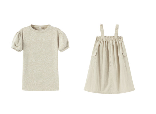 Jumper Dress & Garden Print Tee SS