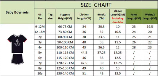 Baby Boys Navy 2pc Set - The Harbor Collection