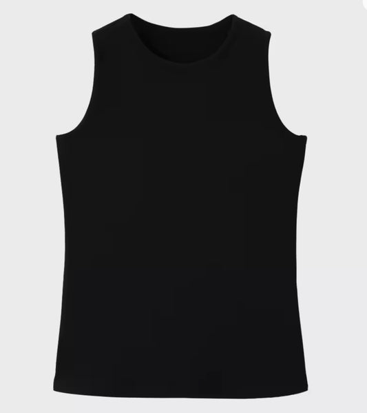 Ribbed Vests- Black