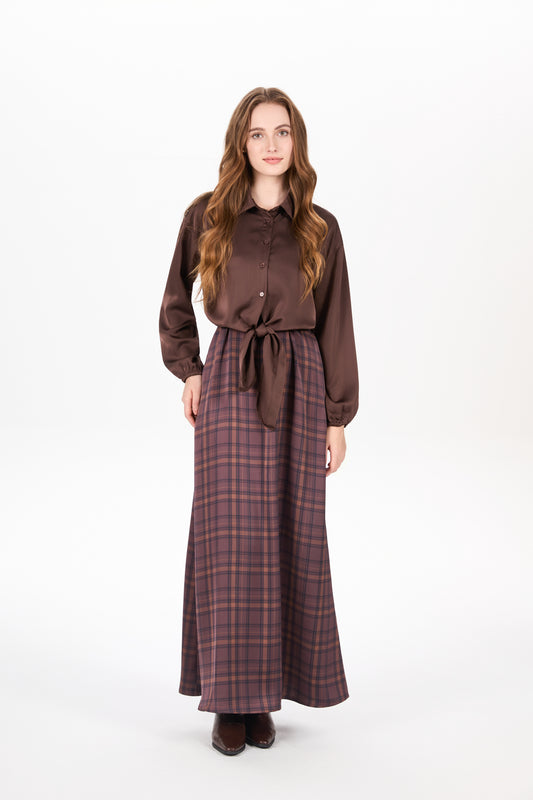 Satin Shirt and Satin Jumper