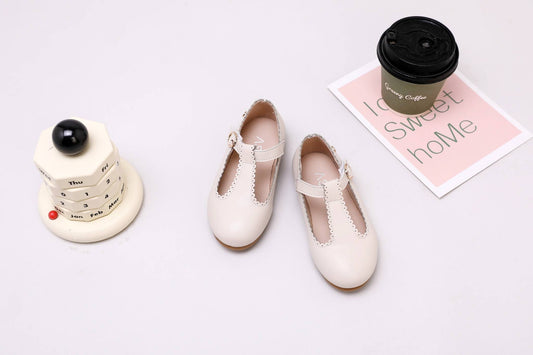 Champagne T-Bar - Leather Shoe Collection