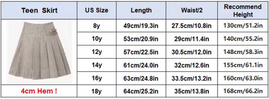 Teen Girl Skirt- Heritage Collection