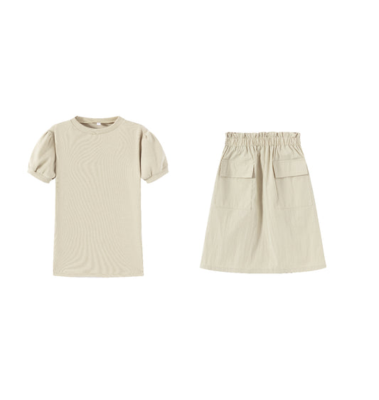 Block Tee & Skirt SS