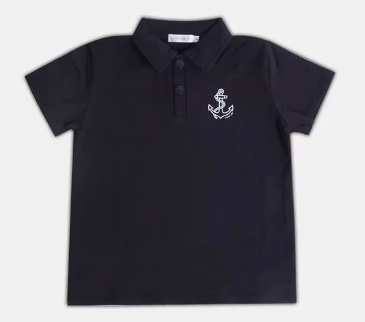Boys Polo Shirt Navy - The Harbor Collection