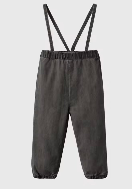 Suspender Long - Black Denim Collection