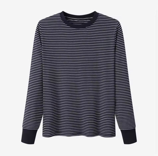 Striped Tee Collection Navy