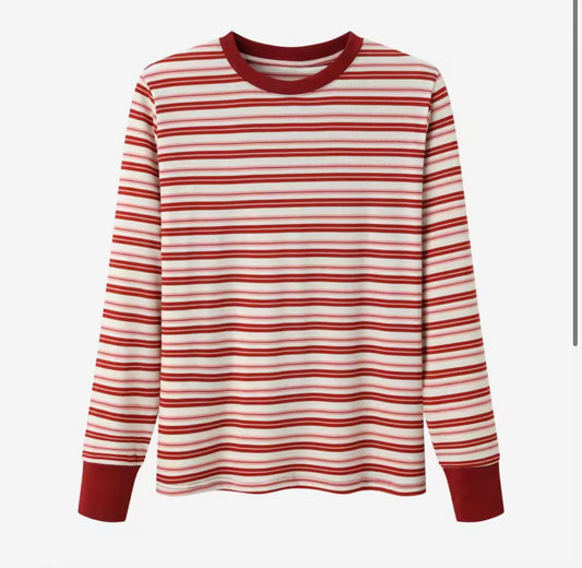 Striped Tee Collection Red