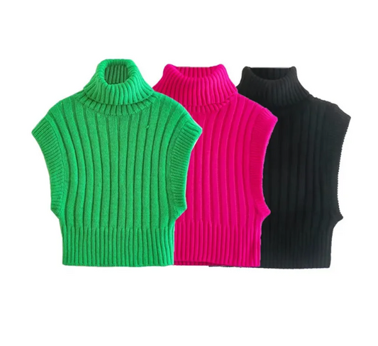 Knit Sleeveless Vest