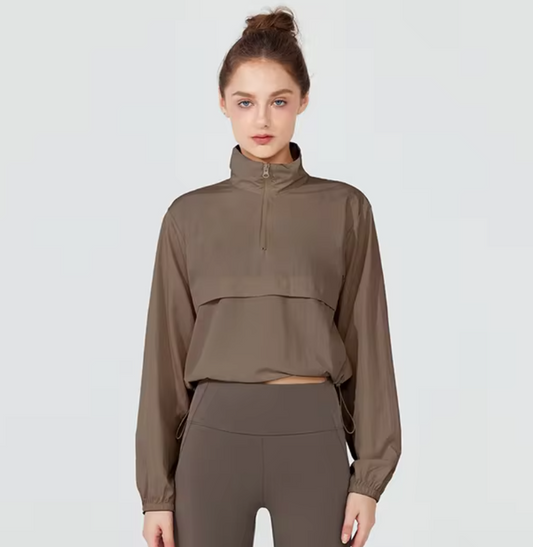 Cropped Rain Jacket