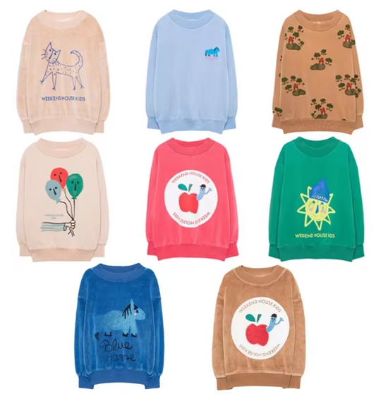 Printed Fleece Sweaters