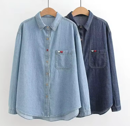 Detail Denim Shirt