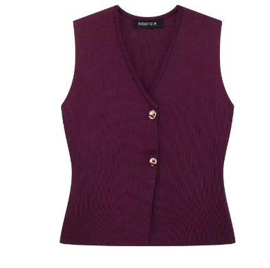 Sleeveless Knit Vest