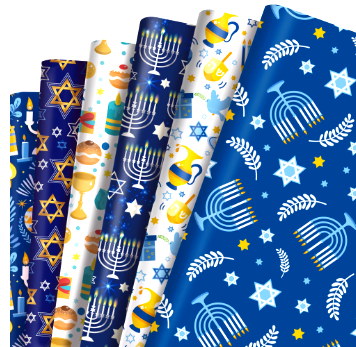 Chanuka Wrapping Paper