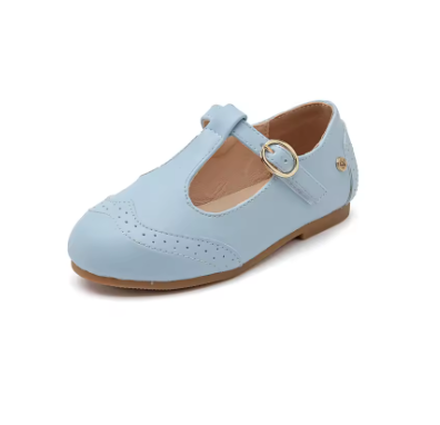 Blue T-Bar Shoes