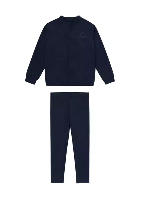 Navy Emblem Loungewear