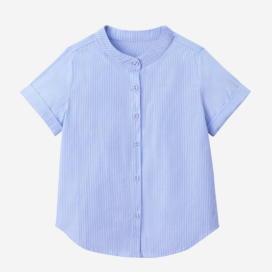 Blue Pinstripe Shirt