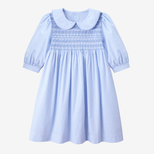 Blue Pinstripe Dress