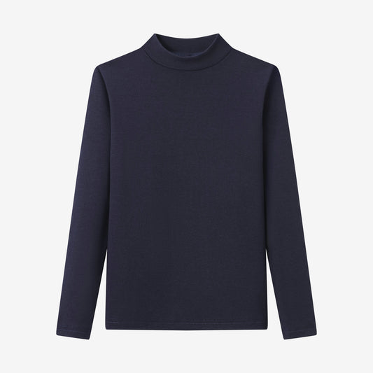 Navy Mockneck