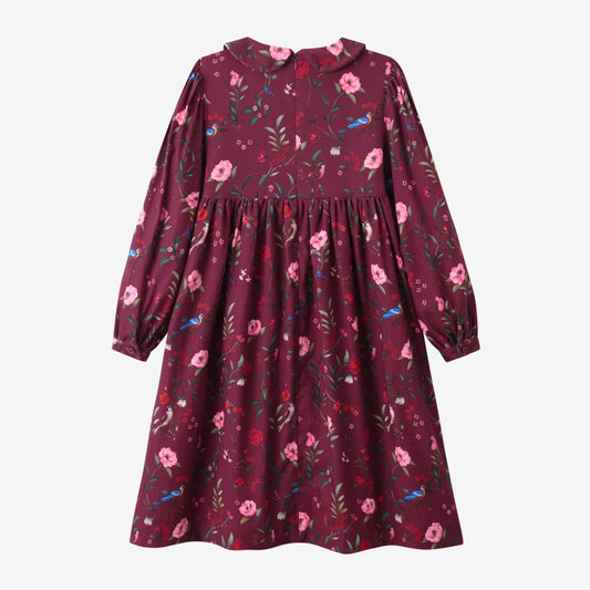 Floral Burgundy Dress