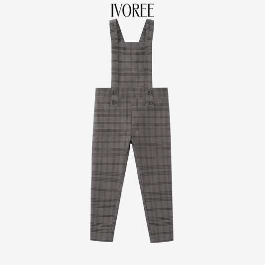 Plaid Suspenders Stretch
