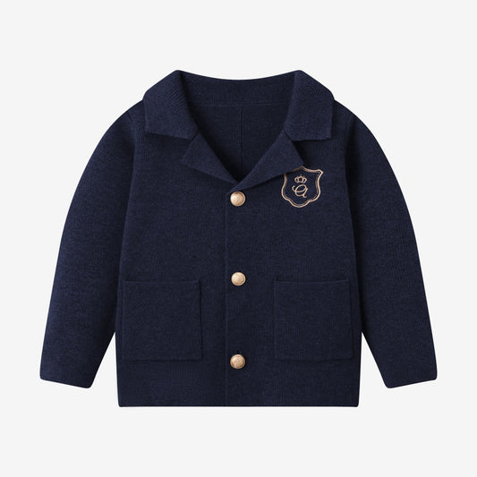 Knit Blazer Navy