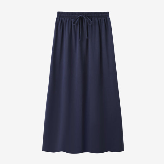 Drawstring Maxi Skirt