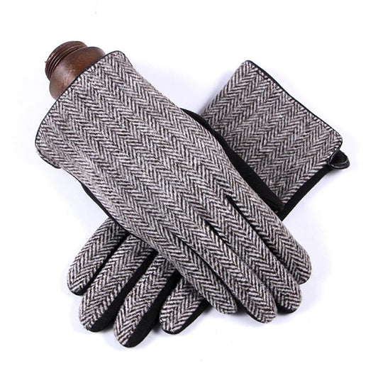 Mens Tweed Gloves