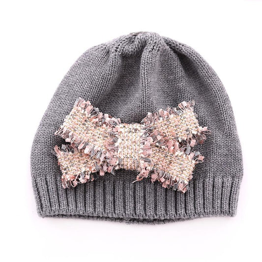 Knit Bow Hat