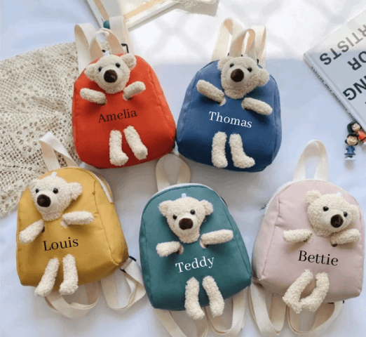 Personalized Teddy Bear Backpack