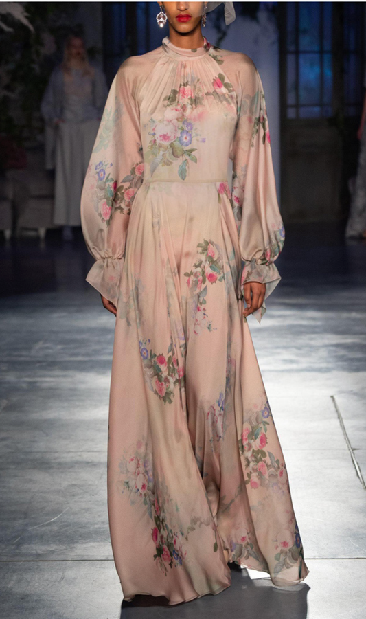 Boho Floral Gown