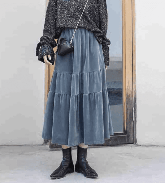 Velvet Midi Skirt Ali Specials