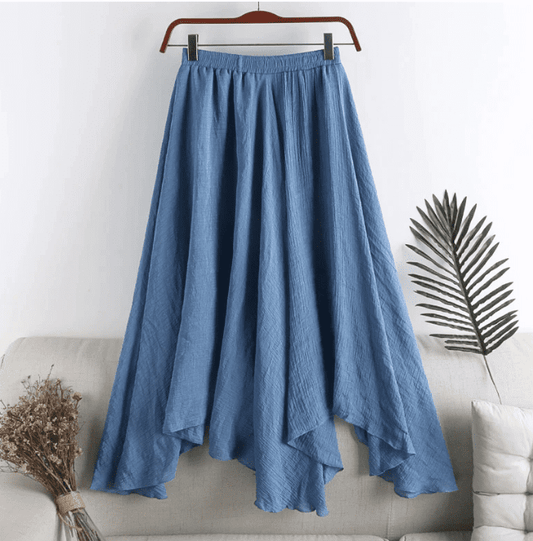 Linen Swing Skirt