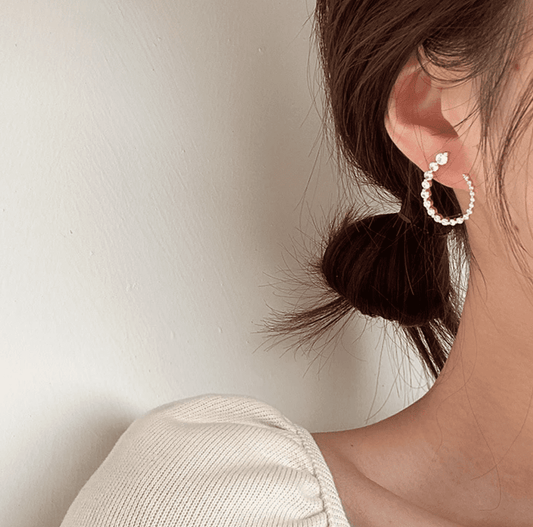 Semi-Spiral Earrings