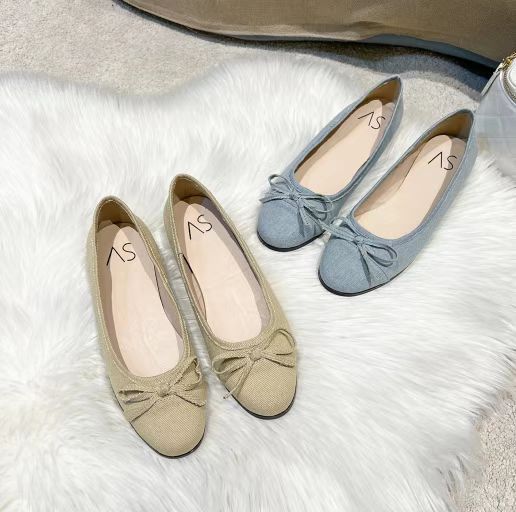 Denim Ballet Flats